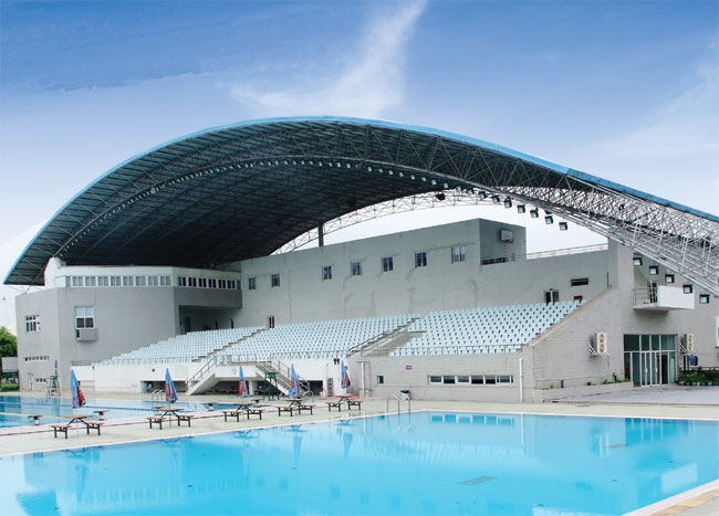 武穴游泳馆网架