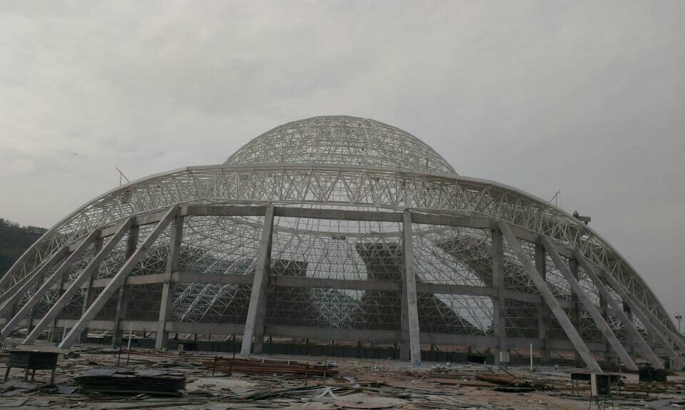 武穴体育场馆网架工程